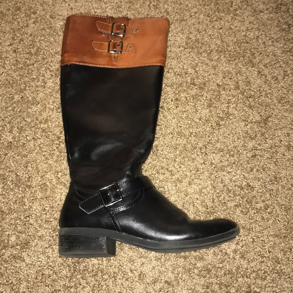 Knee high riding boots